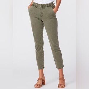 PAIGE Romy Cropped Pant- Vintage Ivy‎ Green Size 29